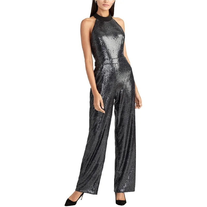 Rachel Roy Womens Sequin Jumpsuit, Black, 12 Classy Sequin Dress