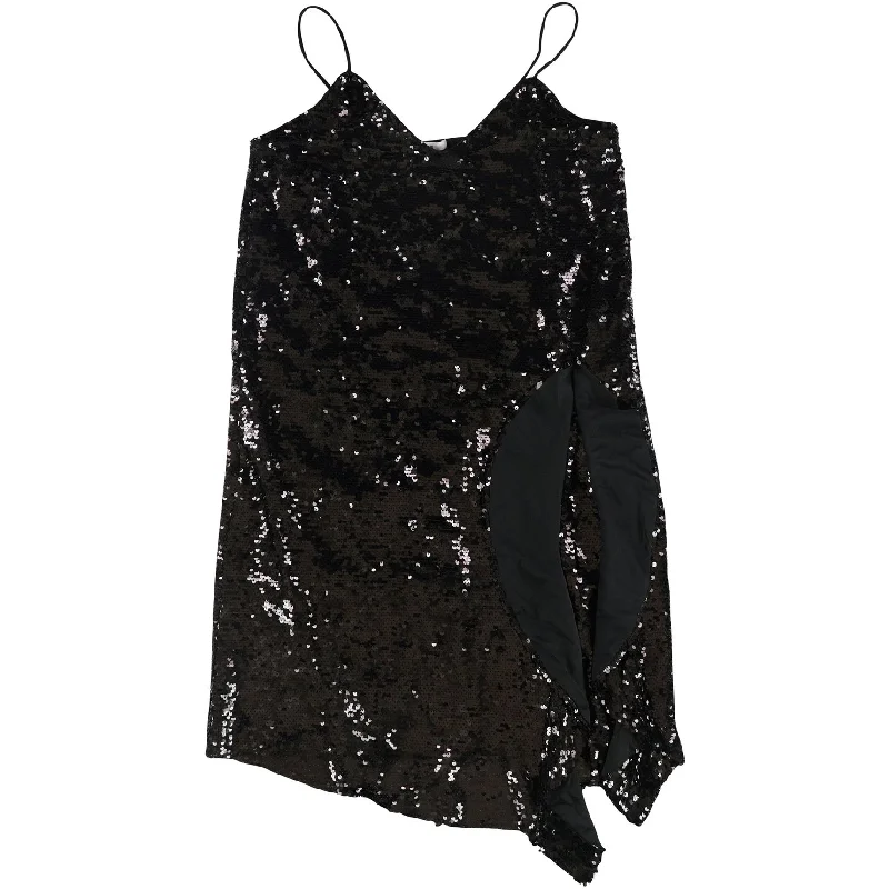 Bar Iii Womens Sequined Slip Dress Vintage Sequin Dress