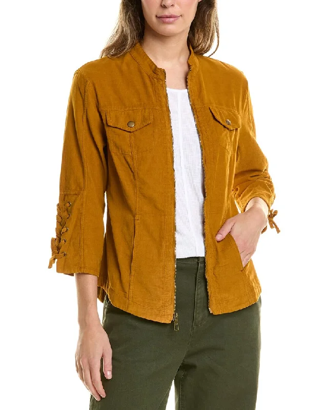 XCVI Wearables Ashlynn Jacket Blazer with Shoulder Pads