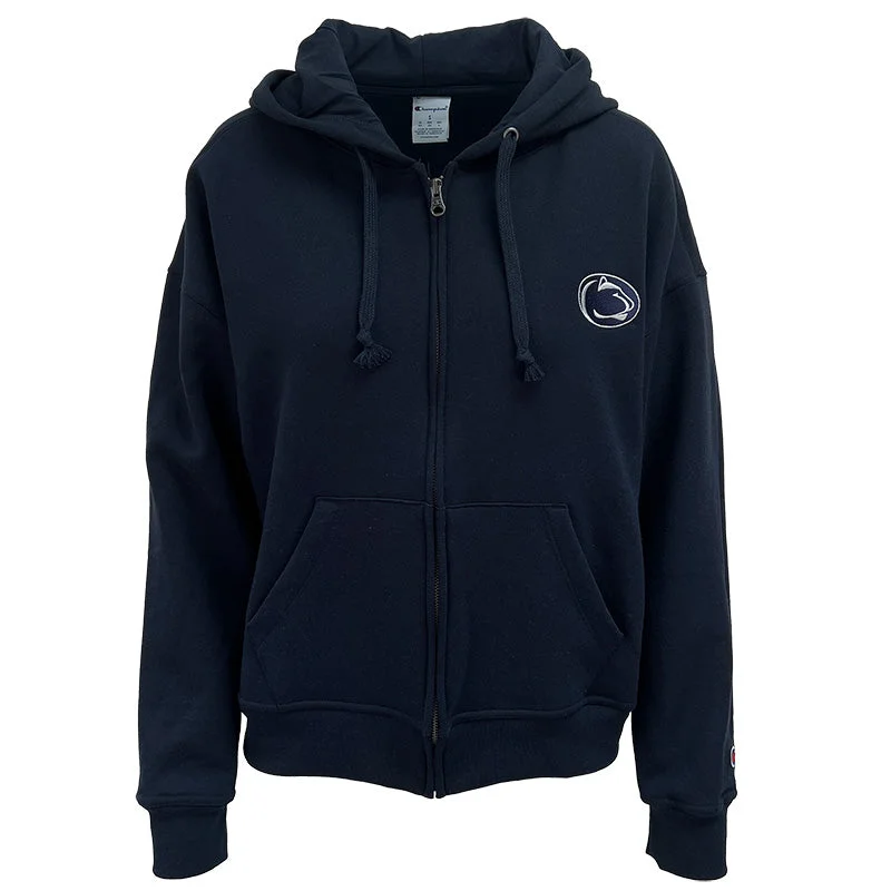 Champion Ladies Powerblend Full Zip Hoodie Comfy Sweatshirts for Women