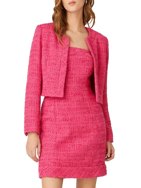 Barb Jacket In Magenta Vintage Blazers for Women