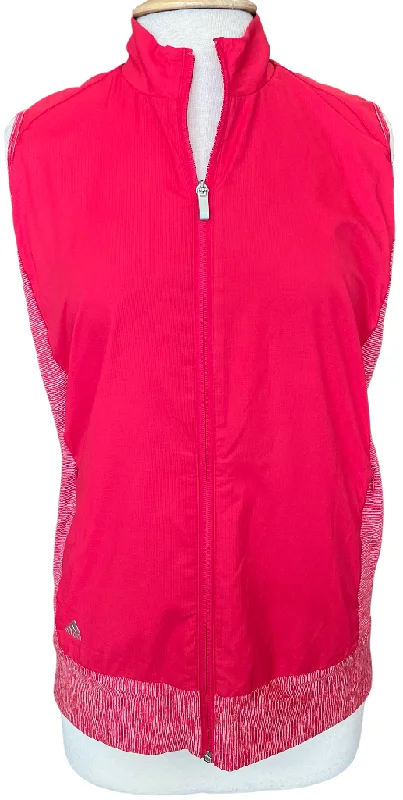 New Women's Red Full-Zip Vest Size L MSP$75