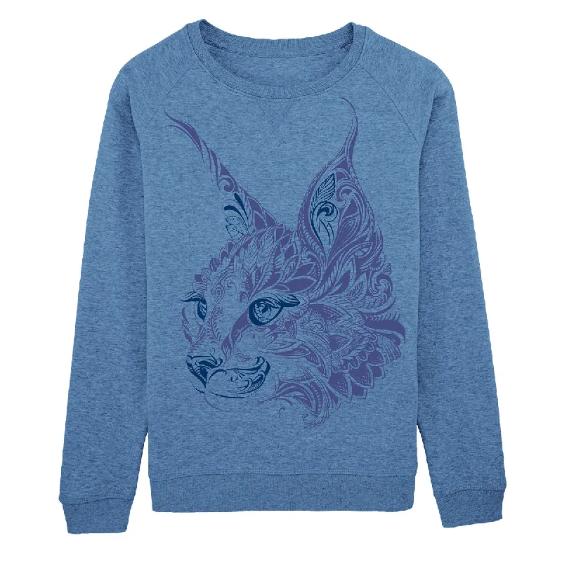 Lynx Mandala Sweatshirt Women Printed Sweatshirt Hoodie