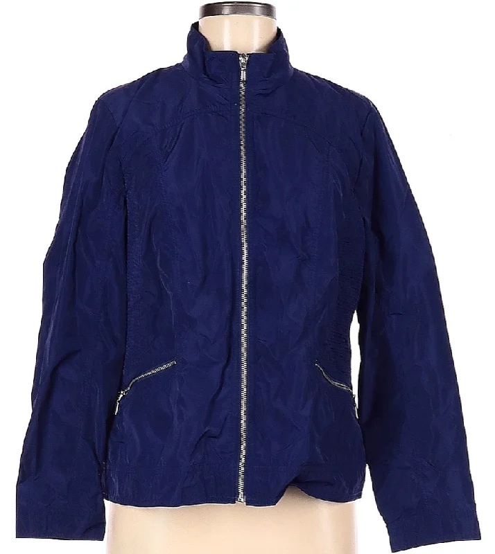 Zenergy by Chico's Navy Full-Zip Jacket Size M MSP$95