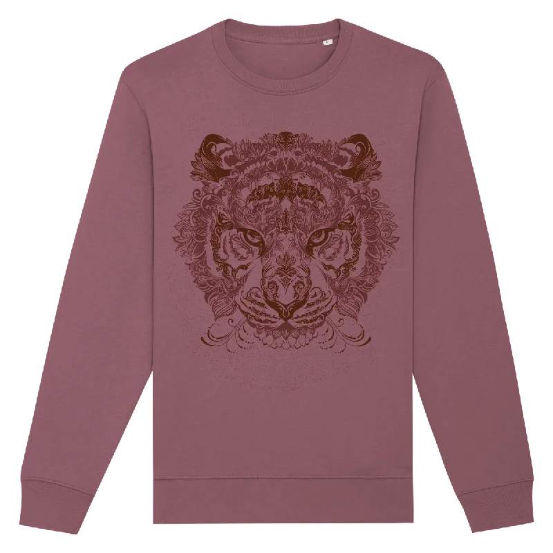 Tiger Mandala Sweatshirt Women Cozy Hoodies & Sweatshirts