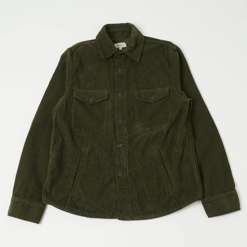 Hartford 'Joyce' Cord Work Shirt - Army