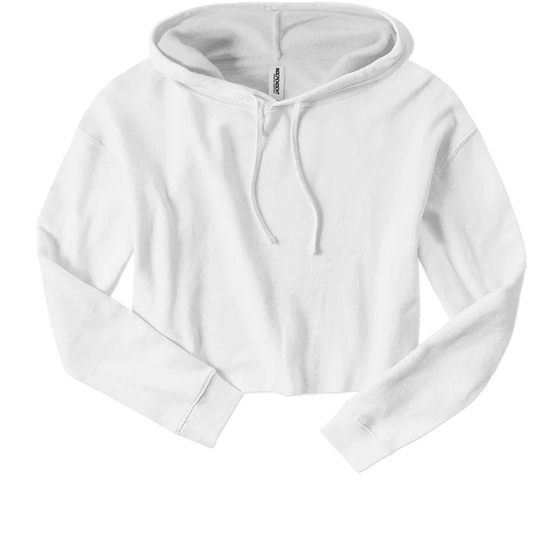 Ladies Cropped Hooded Sweatshirt Graphic Hoodie Sweatshirt