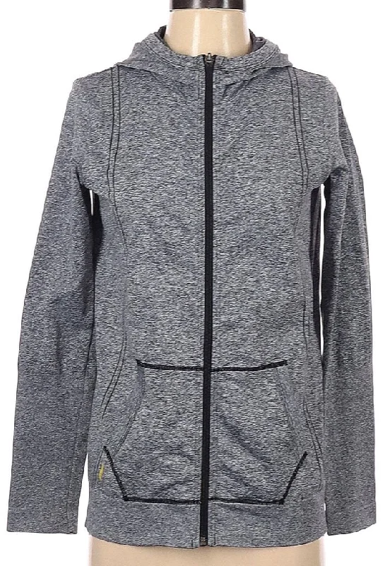 Lole Gray Heather Full-Zip Hooded Jacket Size S MSP$95