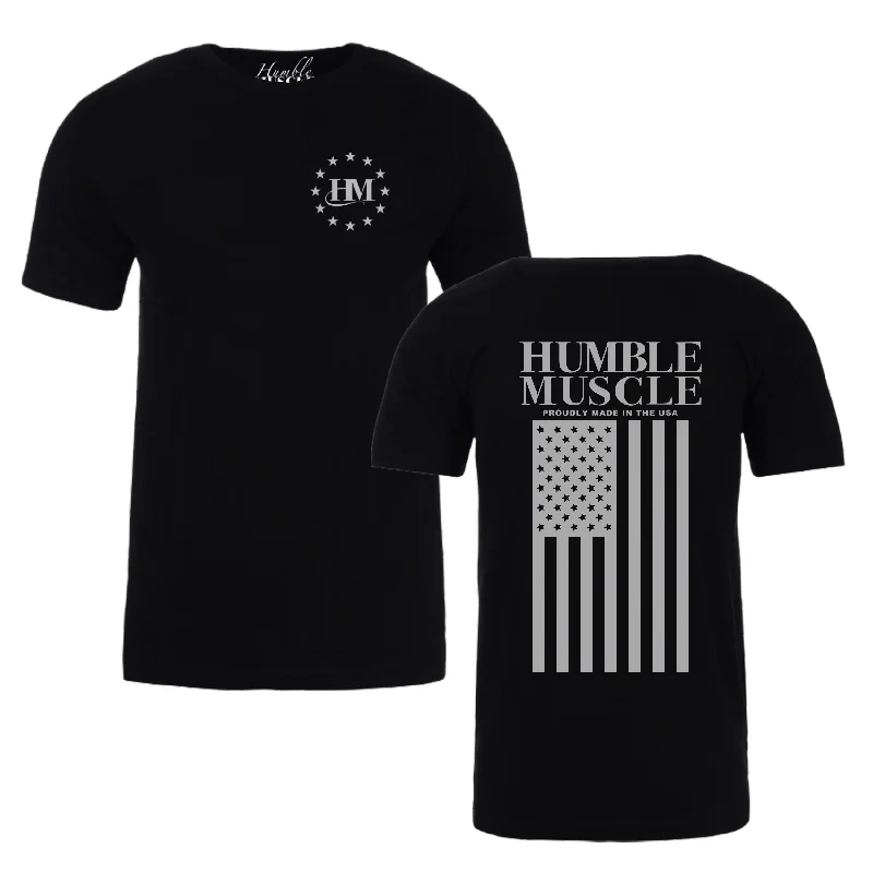 Mens Tee | HM Stars & Stripes | Black