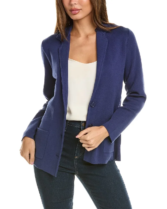 Alashan Cashmere Blake Notch Cashmere-Blend Blazer Professional Women’s Blazer