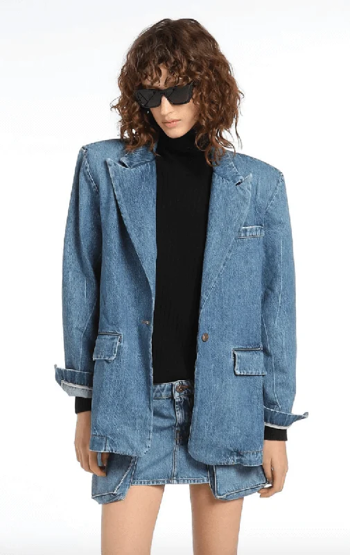 Mary denim blazer