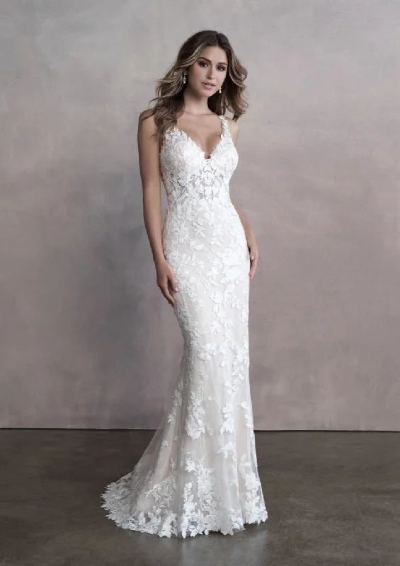 Designer wedding dressesAllure Bridals 9808 Wedding Dress Simple Wedding Gown