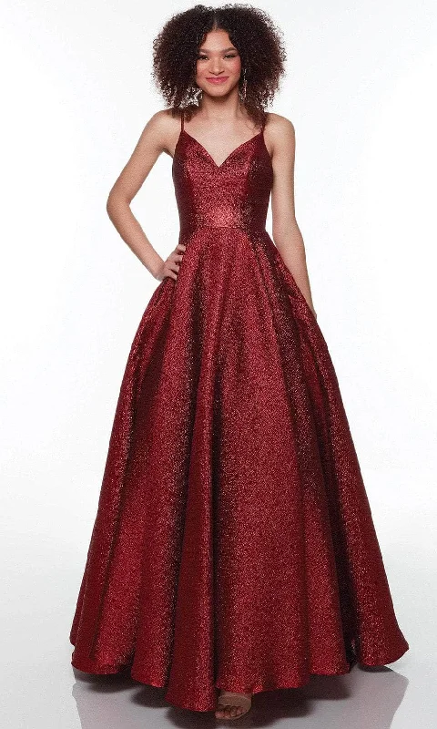 Holiday party dressesAlyce Paris 61258 - Sleeveless V-neck Evening Gown Dinner party dresses