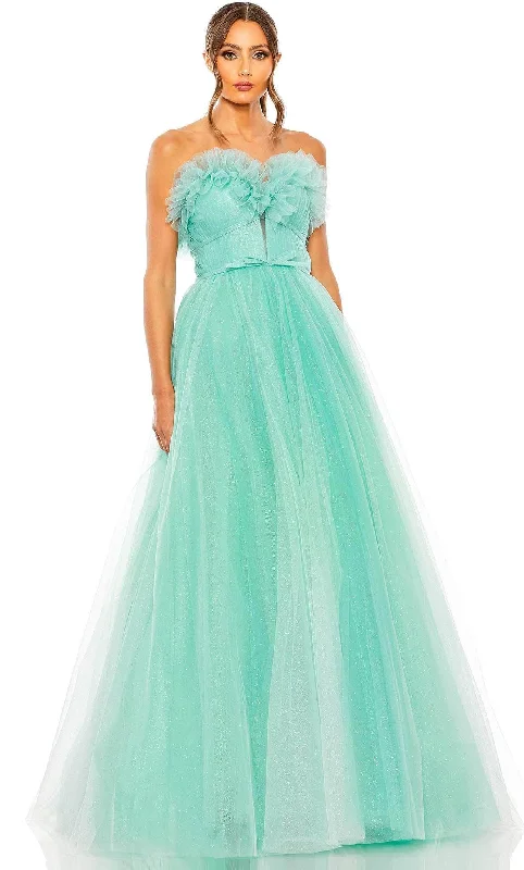 Preppy party dressesMac Duggal 20555 - Glitter Tulle Ballgown Street style party dresses