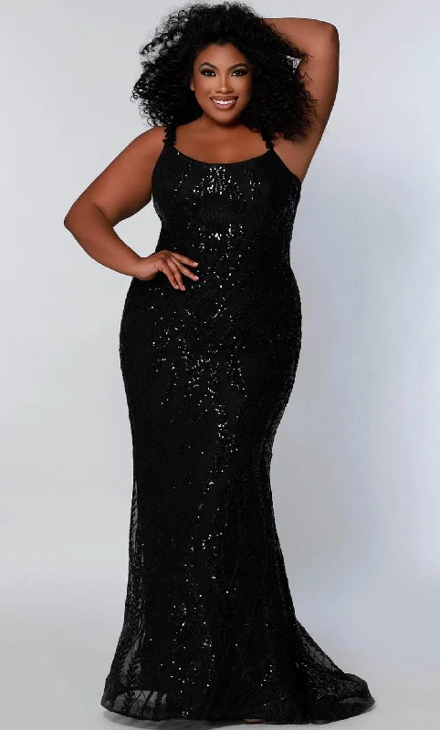 Minimalist party dressesSydney's Closet SC7332 - Sequined Scoop Formal Gown Edgy party dresses