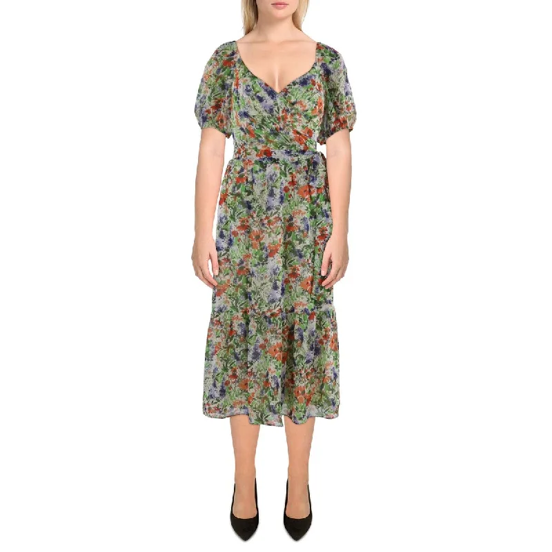 Birthday floral dressesJulia Jordan Womens Chiffon Floral Fit & Flare Dress Birthday floral dresses