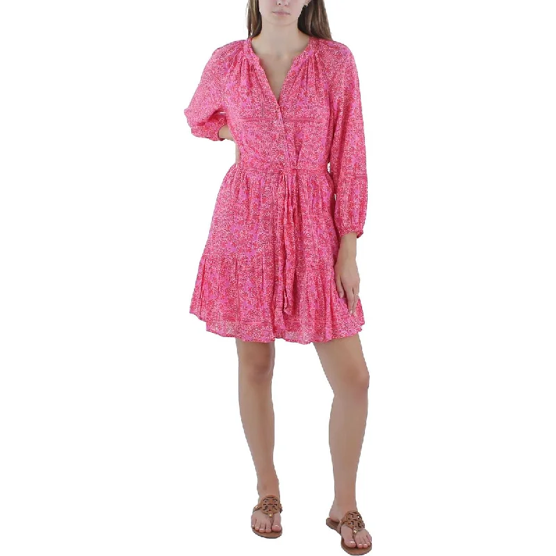 Best floral dresses for petitesVineyard Vines Womens Floral Print Cotton Shirtdress Best floral dresses for petites