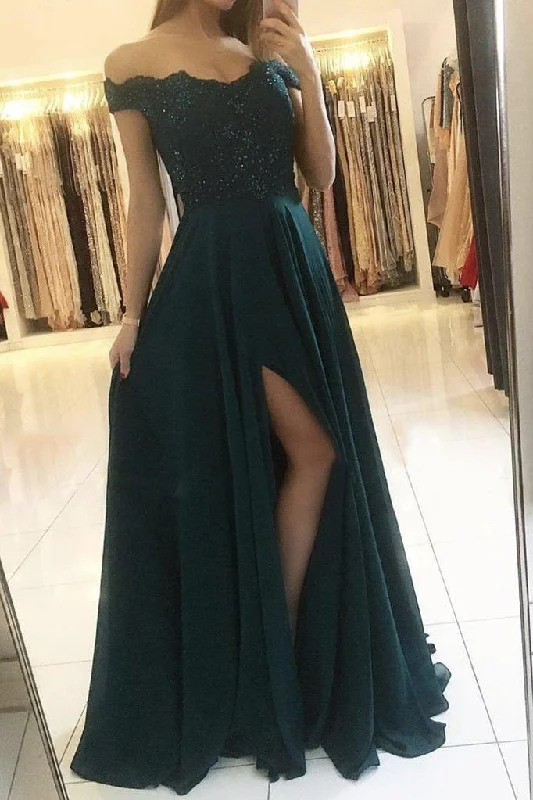 Dark blue lace chiffon long prom dress blue lace bridesmaid dress,DS2045 Sleeveless Lace Dress